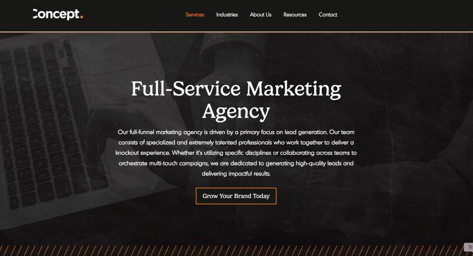 Concept Best Full-Service Marketing Agency Digital Services Agencies
