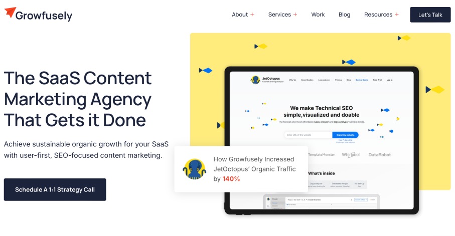 Growfusely Best SaaS Marketing Agencies