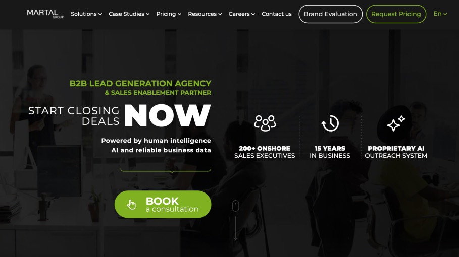 Martal Group Best B2B ABM Lead Generation Agency