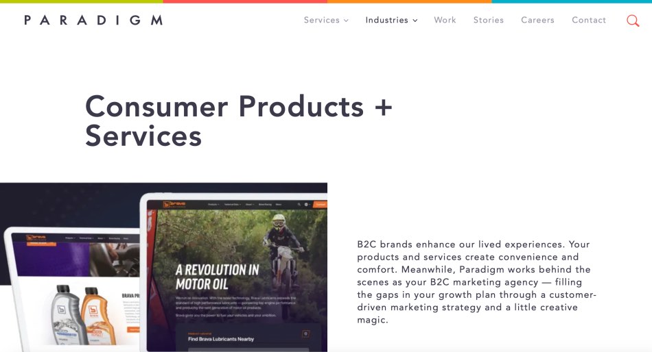 Paradigm PNMG Best Digital Marketing Agencies for B2C Brands