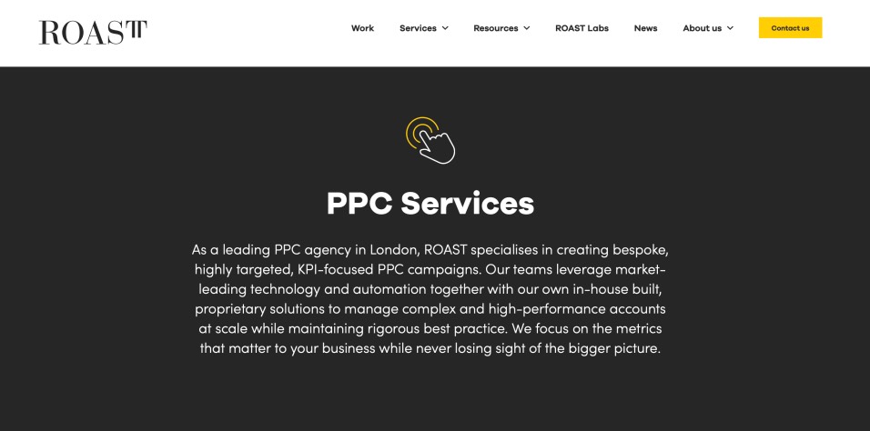 Roast Best PPC Google Ads AdWords Management Agency