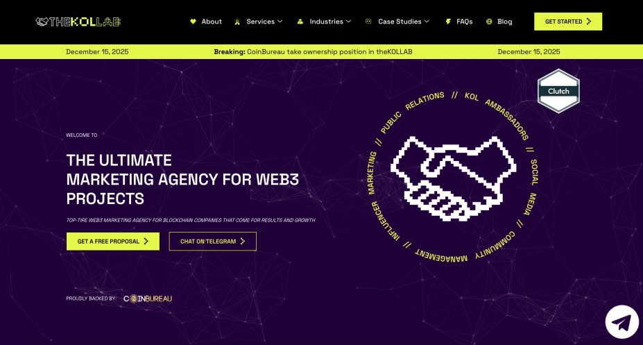 theKollab Ultimate Digital Marketing Agency for Blockchain Projects, Web3 Crypto